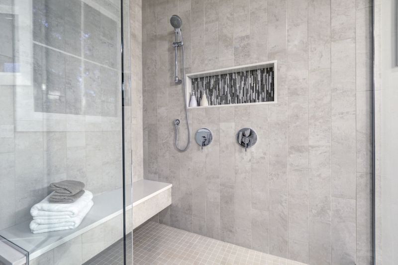 Finished Bathroom with New Shower